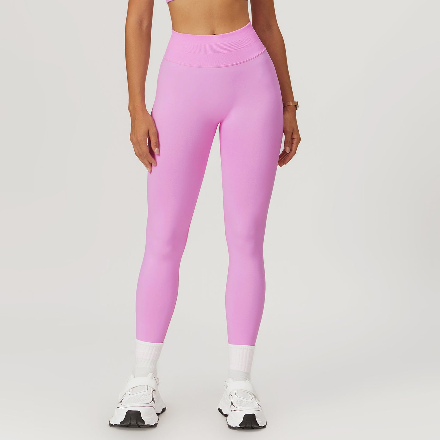 Peach Hip Seamless Belly Contracting And Close-fitting Yoga Pants