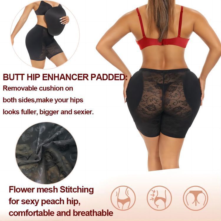 Women's Mesh Breathable Fake Butt Hip-lifting Underwear